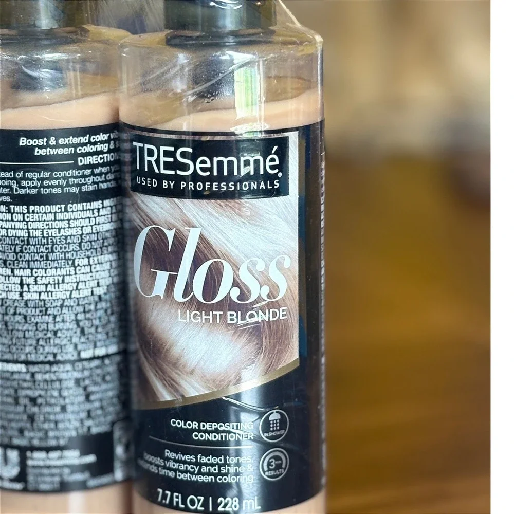 TRESemme Gloss Color Depositing Conditioner Light Blonde 7.7oz 3 Pack New